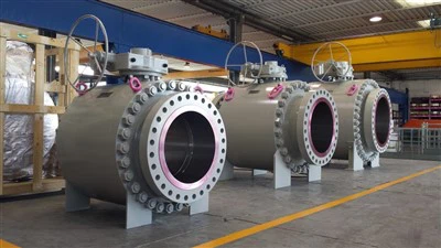 स्टेनलेस स्टील ट्रूनियन बॉल वाल्व